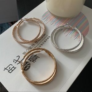 hoop earrings